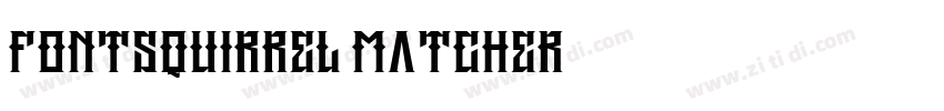 FontSquirrel Matcher字体转换
